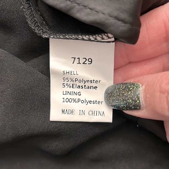 Prettygarden woman’s black left cold shoulder side slit ruched bodycon size L - Picture 8 of 12